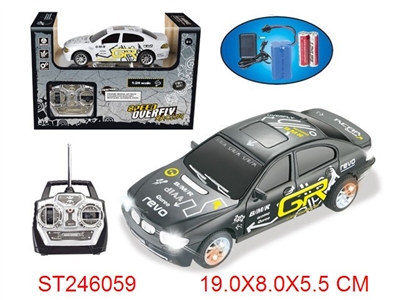 1:24 R/C CAR WITH LIGHT&MUSIC(INCLUDED BATTERY) - ST246059