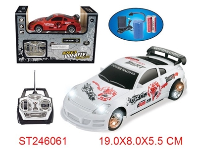 1:24 R/C CAR WITH LIGHT&MUSIC(INCLUDED BATTERY) - ST246061