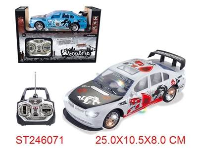 1:18 R/C CAR WITH LIGHT&MUSIC(NOT INCLUDED BATTERY) - ST246071