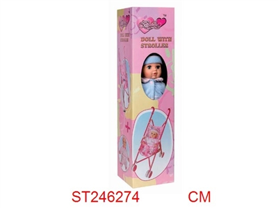 DOLL WITH STROLLER - ST246274