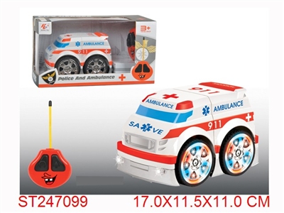 2/W R/C CAR WITH LIGHT & MUSIC - ST247099