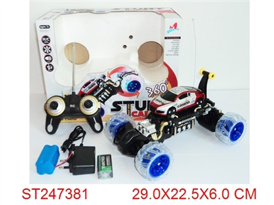 4 WAY R/C STUNT CAR WITH LIGHT - ST247381
