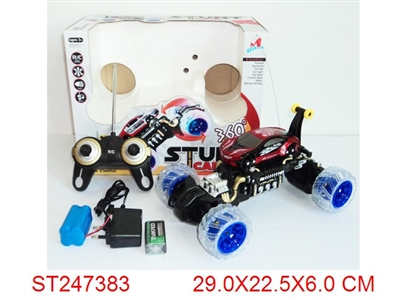 4 WAY R/C STUNT CAR WITH LIGHT - ST247383