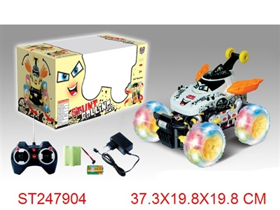R/C STUNT ROLLING CAR WITH LIGHT & MUSIC - ST247904