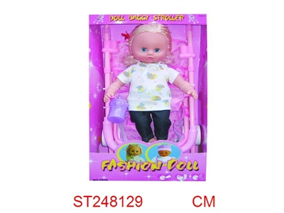 MINI GO-CART & DOLL WITH MUSIC - ST248129