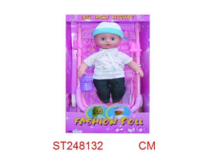 MINI GO-CART & DOLL WITH MUSIC - ST248132