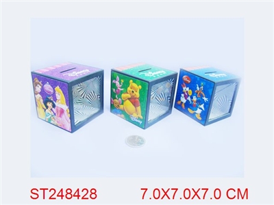 隐藏式魔术钱筒（迪士尼）3款混装 - ST248428