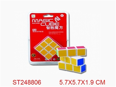 一阶磨砂贴纸魔方(白色) - ST248806