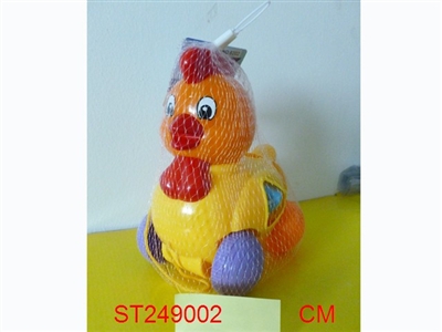 HAND PULL BLOCK CARTOON CHICKEN - ST249002