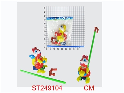 手推松鼠（大红/黄） - ST249104