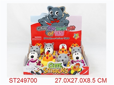 FREE WHEEL CARTOON CAR WITH LIGHT&MUSIC,3ASSTD - ST249700