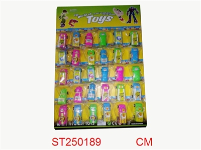 PULL-BACK CAR (6S3C/30PCS) - ST250189