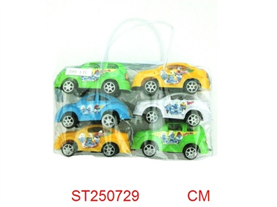 PULL BACK CAR(6PCS) - ST250729