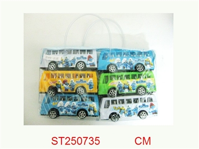 PULL BACK CAR(6PCS) - ST250735
