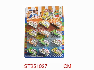PULL BACK CAR(4C12PCS) - ST251027