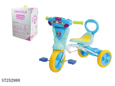 Foldable bicycle with light and music - ST252980