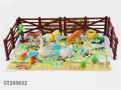 ANIMALS AND MAP - ST255632