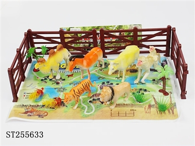 ANIMALS AND MAP - ST255633