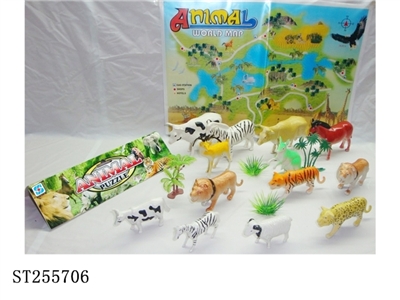 ANIMAL AND MAP - ST255706