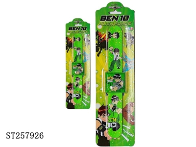 电子表 BEN10、米奇、海绵、KT猫、汽车、公主、冰雪、笑脸 - ST257926