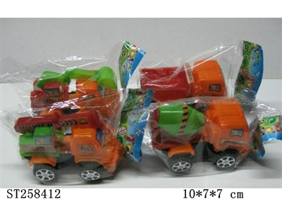 实色回力工程车 - ST258412