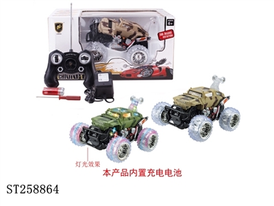 5W R/C TIP CAR WITH LIGHT & MUSIC - ST258864