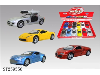 1:32 METAL CAR W/LIGHT&MUSIC DOOR CAN BE OPENED - ST259556