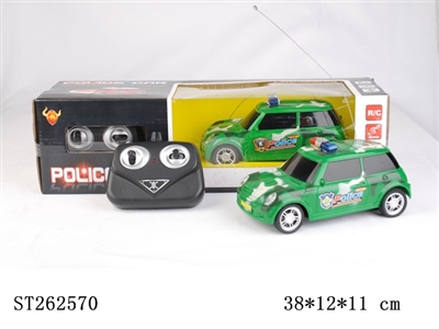 1：24迷彩警车（带警笛音乐声）遥控车 - ST262570