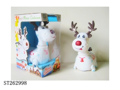 ELECTRIC CHRISTMAS DEER WITH LIGHT & MUSIC - ST262998