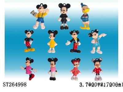 中号米奇（12款）带钥匙扣 - ST264998