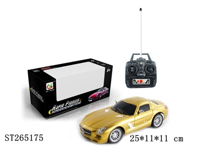 1：28四通带前灯遥控车（奔驰）金 - ST265175
