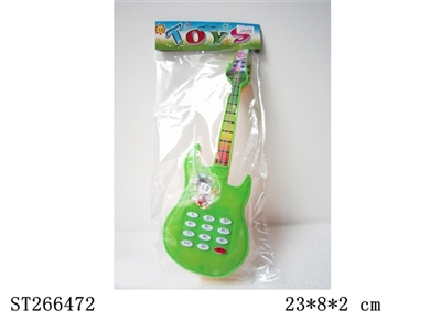 实色电动音乐卡通手机吉他 - ST266472