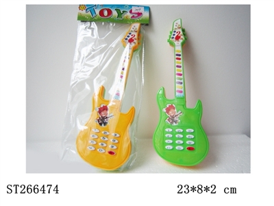 实色电动音乐卡通手机吉他 - ST266474