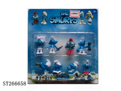 2 INCH SMURFS 8PCS - ST266658