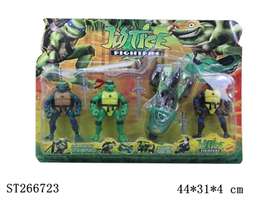 NINJA TURTLE WITH LIGHT + MOTORCYCLE - ST266723