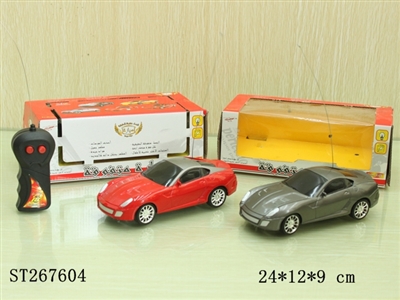 1:24二通仿真法拉利遥控车单款3色 - ST267604