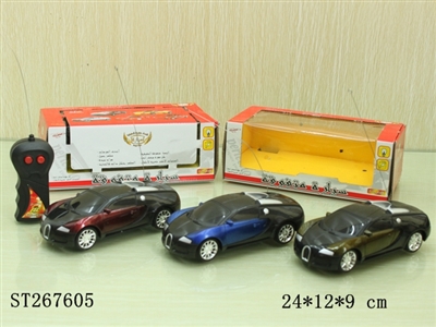1:24二通仿真布加迪遥控车单款3色 - ST267605