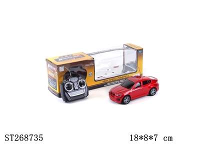 1:24四通宝马X6仿真车 只要红黄2色 - ST268735