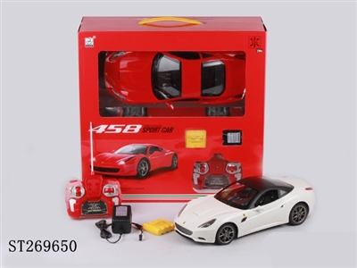 1:12 FERRARI R/C CAR WITH HEADLIGHT - ST269650