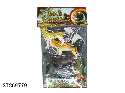 7 INCH WILDLIFE 6PCS - ST269779
