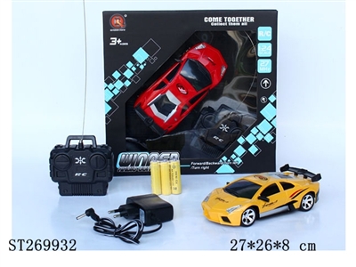 1:24四通遥控车、前进、后退、左转、右转、充电器、电池 - ST269932