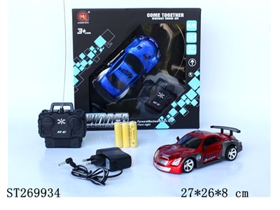 1:24四通遥控车、前进、后退、左转、右转、充电器、电池 - ST269934
