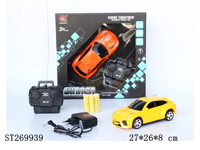 1:24四通遥控车、前进、后退、左转、右转、充电器、电池 - ST269939