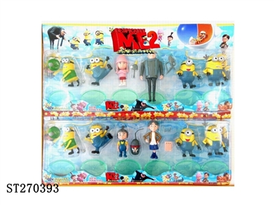 6PCS DESPICABLE ME DOLL 2K - ST270393