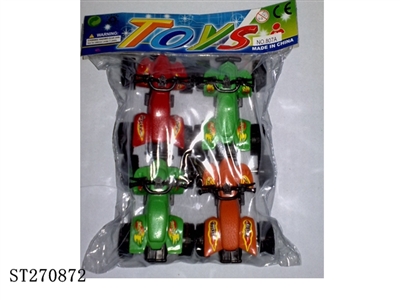 8CM SLIDING CAR 4PCS 4K3C - ST270872