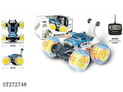 4W R/C TIP CAR WITH LIGHT & MUSIC - ST272748