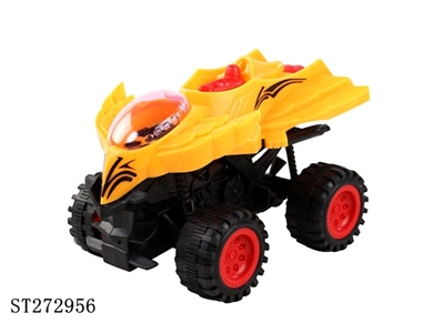 PULL STRING CAR W/LIGHT& CANDY TOY - ST272956