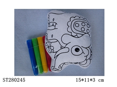 graffiti Elephant w/colored pens - ST280245