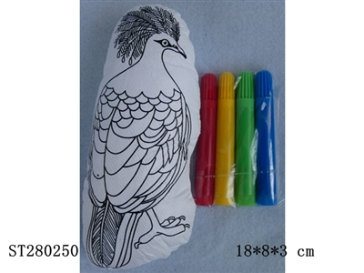 graffiti bird w/colored pens - ST280250