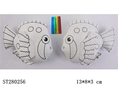 GRAFFITI FISH W/COLORED PENS - ST280256